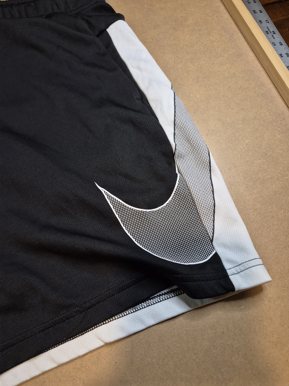 Nike Black Athletic Shorts with White Accent 4568/7